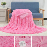 Plush Blanket Double-layer Blanket Multifunctional EX-STOCK Canada 