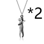 Hot Sale Affectionate Hug Necklace Couples Anniversary Valentine's Day  Gift Fashion Punk Street Style Pendant Necklace - EX-STOCK CANADA