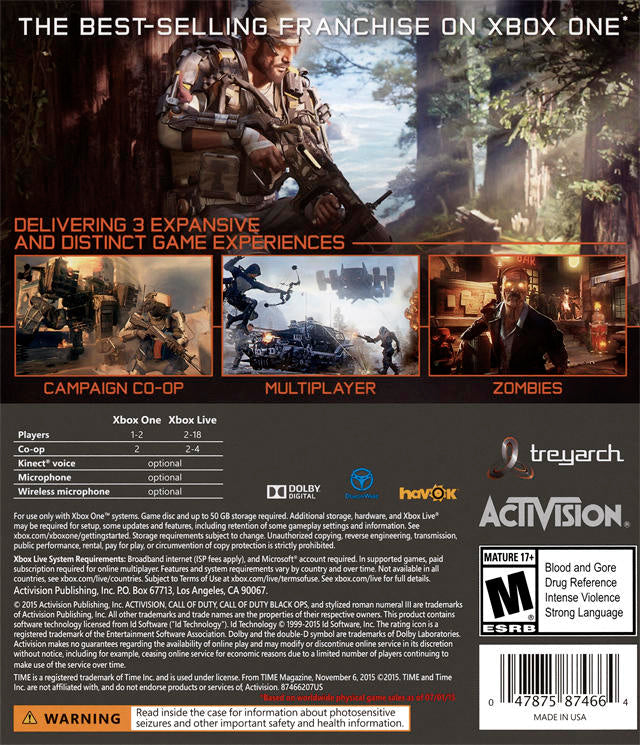 Call of Duty : Black Ops III 