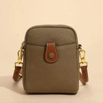 Lychee Pattern Mobile Phone Bag Small High Quality Leather Crossbody Bags For Women Wallet - EX-STOCK Canada