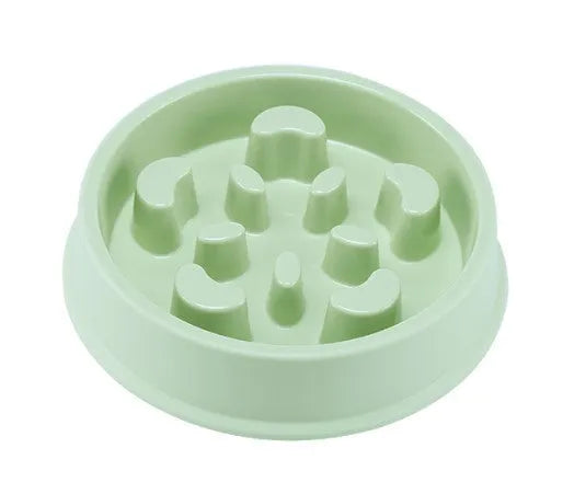 Pet Cat Dog Slow feeder Bowl Anti Choking Slow Feeding Puzzle Feeder - EX-STOCK CANADA