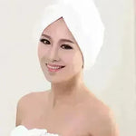 Women's Microfiber Hair Dryer Cap Absorbent Hair Towel. - EX-STOCK CANADA