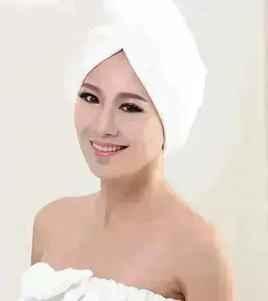 Women's Microfiber Hair Dryer Cap Absorbent Hair Towel. - EX-STOCK CANADA