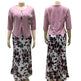 2pcs Fashion floral Print Blazer dress suit - EX-STOCK CANADA