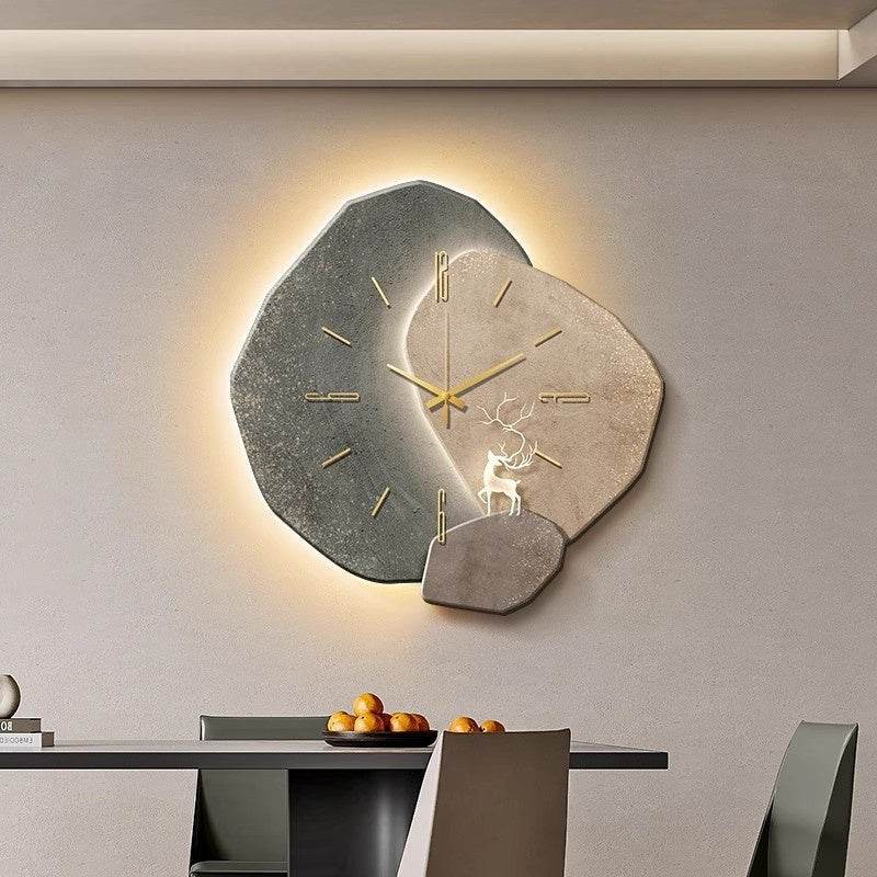 Lucky Stone Restaurant Clock Wall Clock  EX-STOCK CANADA