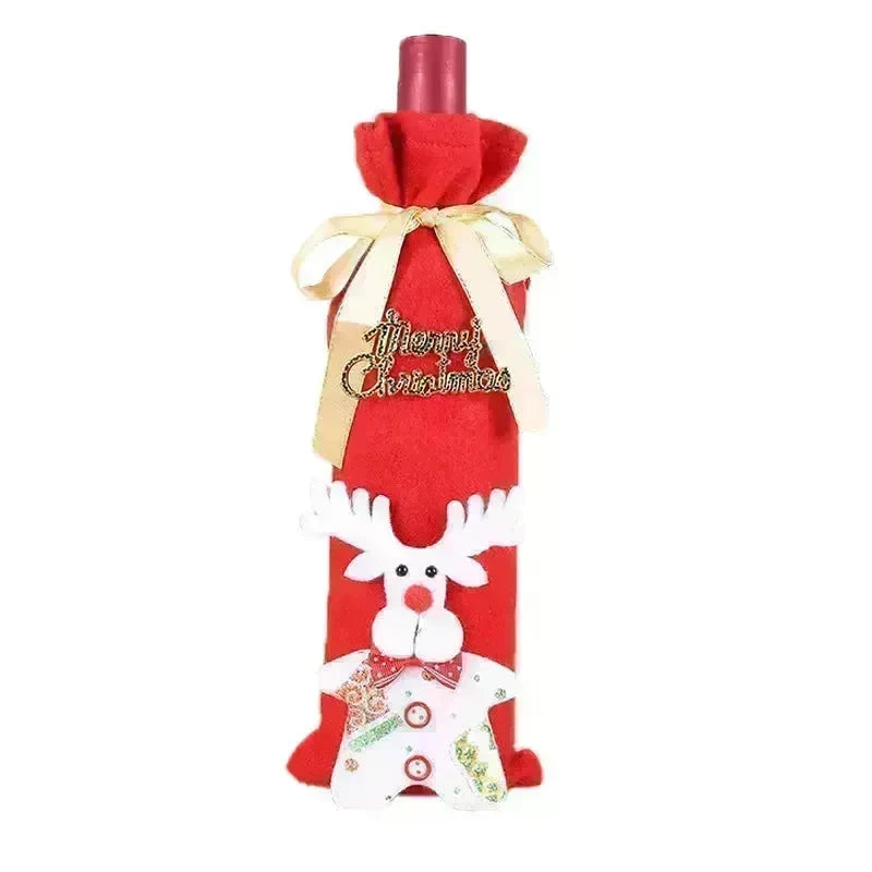 Christmas Decorations Christmas Wine Bottle Socks - EX-STOCK CANADA