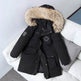 Children's Down Jacket Windproof Thick Fur Collar Winter Coat Jacket - EX-STOCK Canada