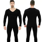 Winter Men's Sleepwear Loungewear Cashmere Long John set - EX-STOCK CANADA