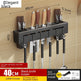 Wall-Mounted No-Drill Kitchen Utensil Rack with Hooks — product view 7 of 17 | EX-STOCK