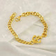 Fashion Stainless Steel Cuban Link Chain Bracelet Numbers - EX-STOCK CANADA