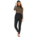 ArabSwimsuit Long-sleeved Trousers Three-piece Set Conservative Sun Protection With Chest Pad - EX-STOCK Canada