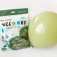 Light green Balloon Wedding & Birthday Party Decorations – Colourful Vintage Balloon Set