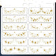 Gilding Sticker Freckle Tattoo Sticker Gilding Glitter Stickers Waterproof - EX-STOCK Canada