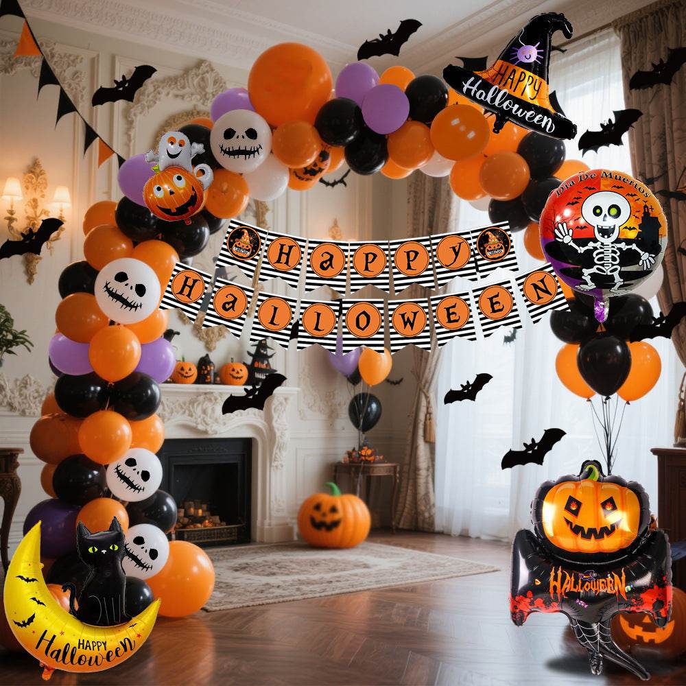 Halloween Hanging Flag Balloon Set Party Decoration Supplies - EX-STOCK Canada