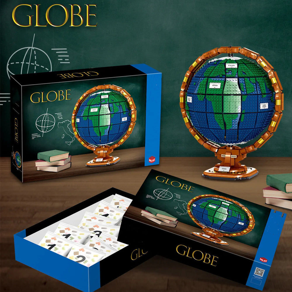 Children's Creative Globe Model Ornaments Assembled Toys - EX-STOCK CANADA
