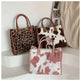 Leopard Animal Skin Large-capacity Handbag Fashion Western Plush - EX-STOCK CANADA