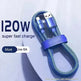 120W Data Cable Type-C Mobile Phone Charging Cable - EX-STOCK CANADA