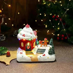 Christmas Rotating Resin Luminous Music Box Ornaments - EX-STOCK CANADA