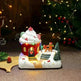 Christmas Rotating Resin Luminous Music Box Ornaments - EX-STOCK CANADA