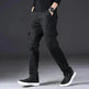Overalls Men's Outdoor Casual Trousers Pure Cotton Straight Loose Multi-pocket Cargo Pant - EX-STOCK CANADA