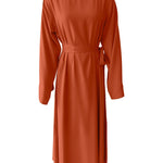Plus Size Lace Up Muslim Women's Dress - EX-STOCK Canada