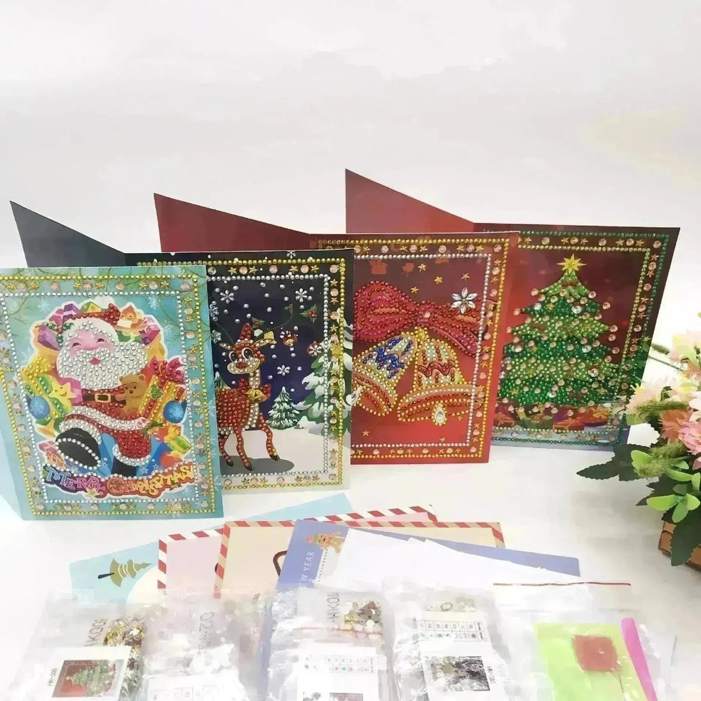 Handmade DIY Christmas Card Piece Diamond Painting - EX-STOCK CANADA