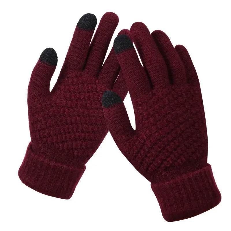 Couple knitted gloves touch screen gloves - EX-STOCK Canada