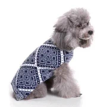 Pet Christmas Sweater Knit Turtleneck Pet Clothes Sweater Dog Sweater - EX-STOCK Canada