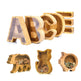 Wooden Animal & Alphabet Piggy Bank – Kids Holiday Gift, A–Z & Animal Styles
