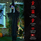 6' Life Size Black Witch Outdoor Halloween Decoration, Halloween Prop W Light Up Eyes EX-STOCK Canada 