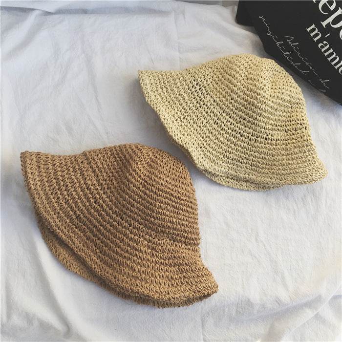 Summer Vacation Beach Outdoor foldable Large Brim Bucket Sun Hat for Women - EX-STOCK Canada