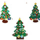 DIY Felt Christmas Tree New Year Toddler Kids Handmade Gift Toys Door Wall Hanging Ornaments Holiday Party Home Decor Set - EX-STOCK CANADA
