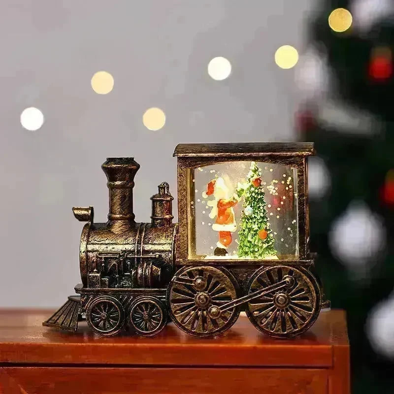 Christmas Gift Train Decoration Small Night Lamp - EX-STOCK CANADA