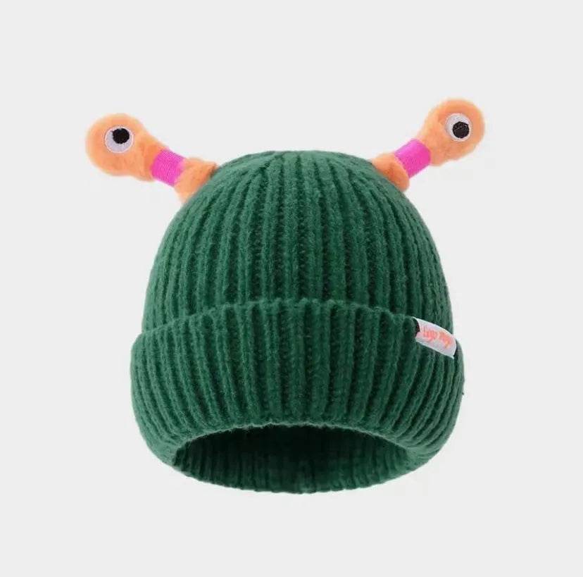 New Cute Luminous Fall Winter Warm Ear Protection Wool Cartoon All-matching Knitted Beanie Hat - EX-STOCK Canada