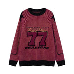 New Trend Autumn Winter Round neck Oversized Pullover Wool Sweater for Teenagers - EX-STOCK Canada