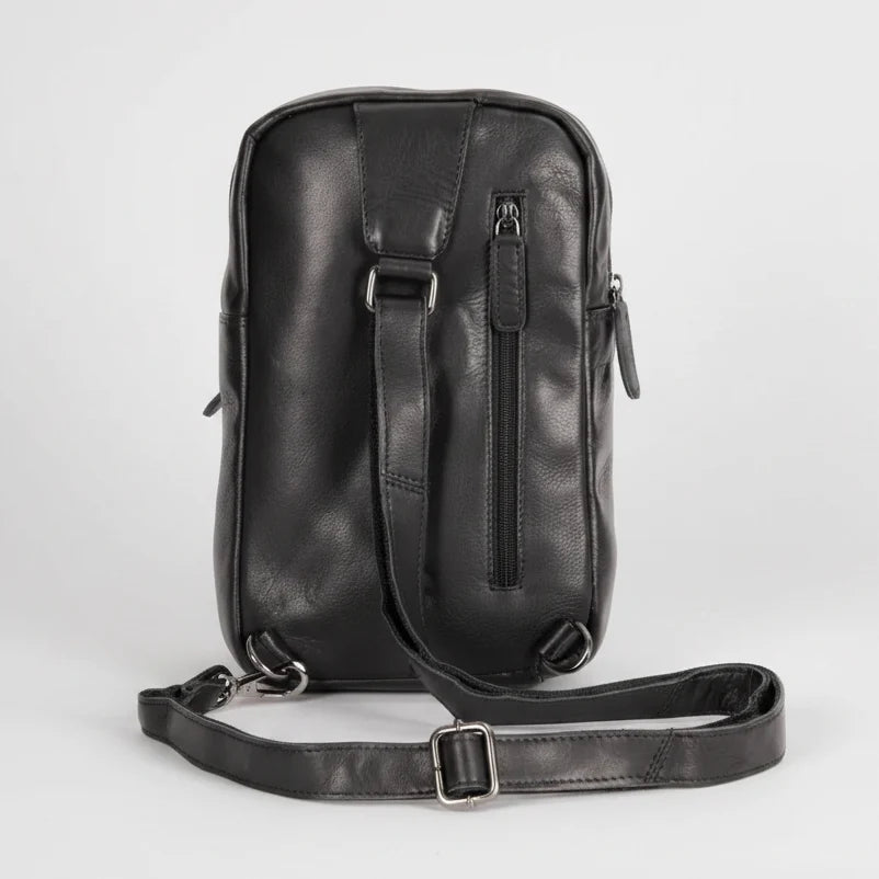 Greenwood Leather Hamilton Crossbody Bag Backpack 