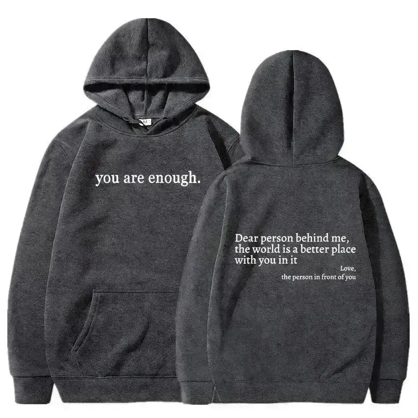 Women's Brushed Hoody Plain Letters - EX-STOCK CANADA
