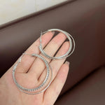Diamond Simple Bracelet Eardrop Earring Korean Simple Temperamental - EX-STOCK CANADA