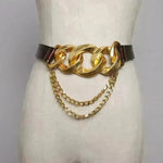 Street shot fashion metal chain link Waist Belt women - EX-STOCK CANADA