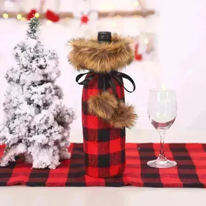 Christmas Decorations Christmas Wine Bottle Socks - EX-STOCK CANADA