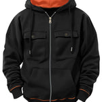 Men's Plus Size Casual Zipper Sweater EX-STOCK Canada 