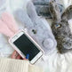 Cute Creative Rabbit Plush warm phone case women - EX-STOCK CANADA