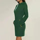 Women New hooded zipper pullover mid-length sweater - EX-STOCK CANADA