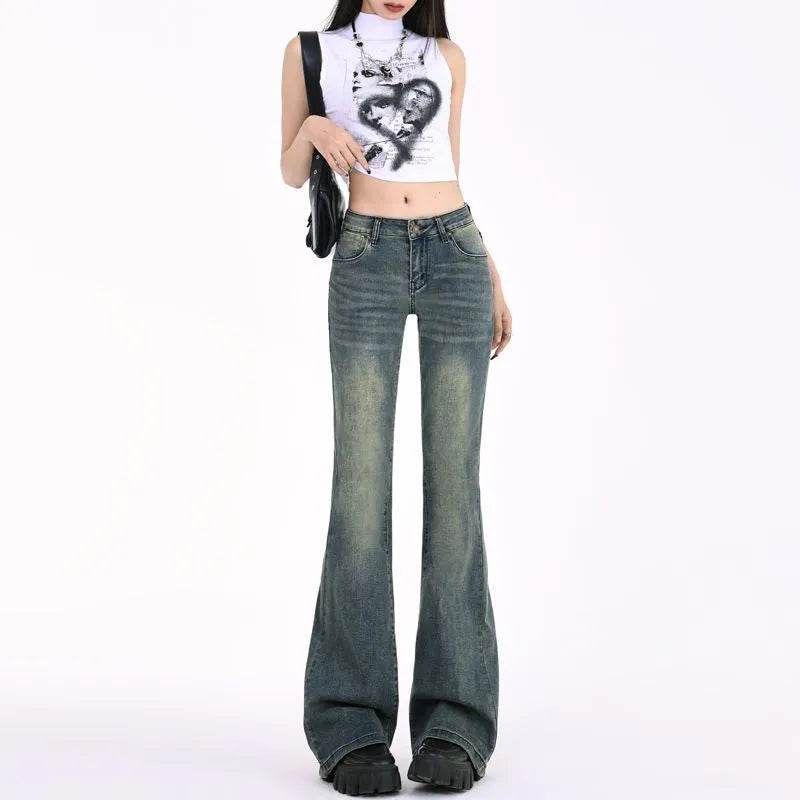 High Street Hot Girl Loose Retro Skinny Baggy Jeans Pant For Women - EX-STOCK Canada