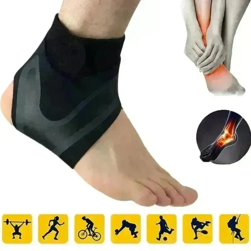 Ankle Support Brace for sprain Ankle Elastic Ankle Sleeve - EX-STOCK CANADA