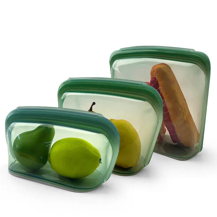Reusable Silicone Storage Bag Vacuum seal Bag - EX-STOCK CANADA