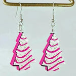 Acrylic Earrings Christmas Cute Cartoon Christmas Santa Claus Tree Football Lightning Earrings Jewelry - EX-STOCK CANADA