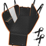 Dog Car Seat Cover View Mesh Pet Carrier Hammock Safety Protector Car Rear Back Seat Mat With Zipper And Pocket For Travel - EX-STOCK Canada