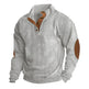 Corduroy Casual Stand Collar Long-sleeved Sweater men - EX-STOCK CANADA