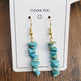 Handmade DIY Natural Crystal Stone Beaded Earrings - EX-STOCK Canada